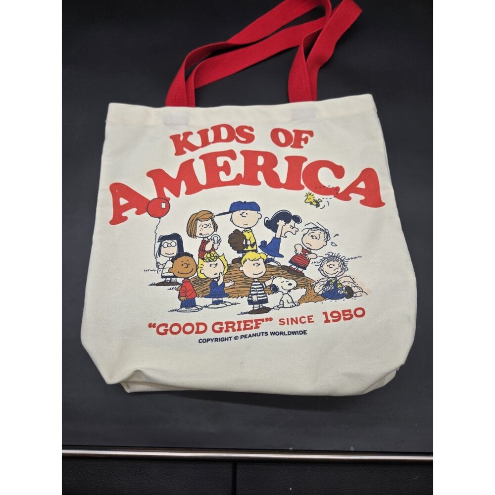 Peanuts Snoopy canvas Tote - Picture 6 of 7